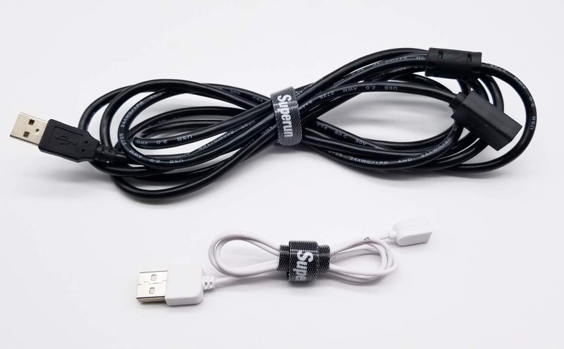 Superun 50 Pcs Black 10 Inch Fastening Cable Ties Reusable Cord Organizer, Adjustable Hook and Loop Wire Wrap Cable Management - Image 5